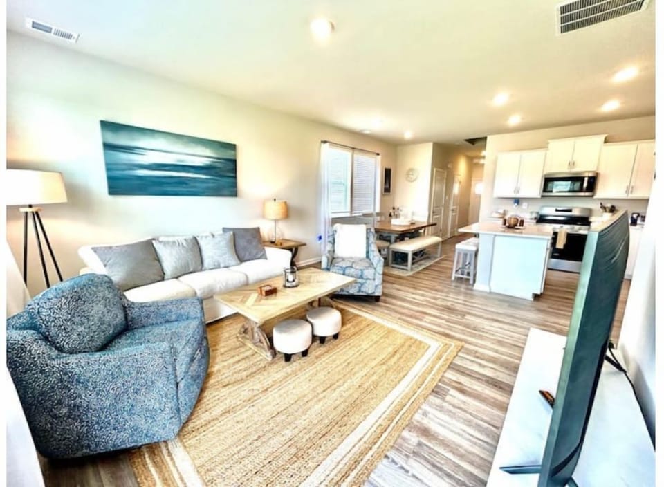 Living room and Dining area