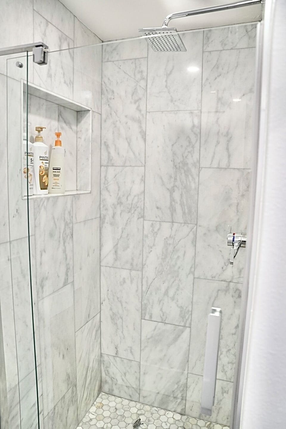 Marble surround Rain Shower