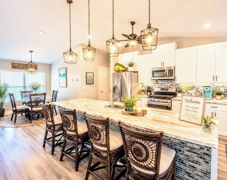 fully stocked kitchen, ready for family meals 