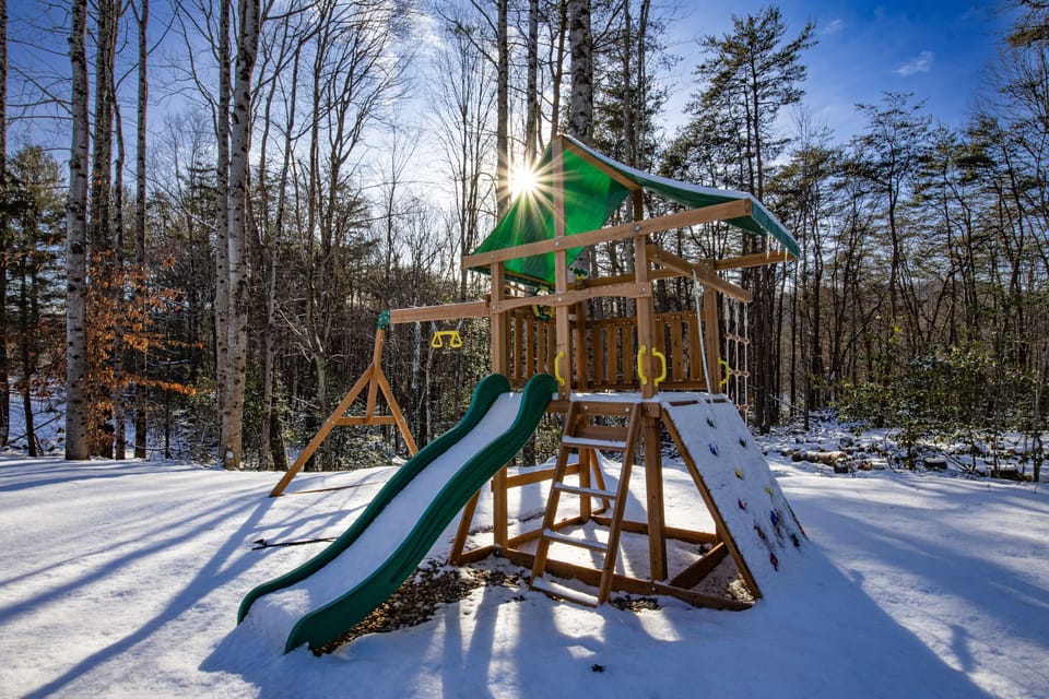 Play set for the kids...or play in nature!