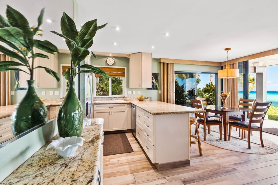 Open concept layout