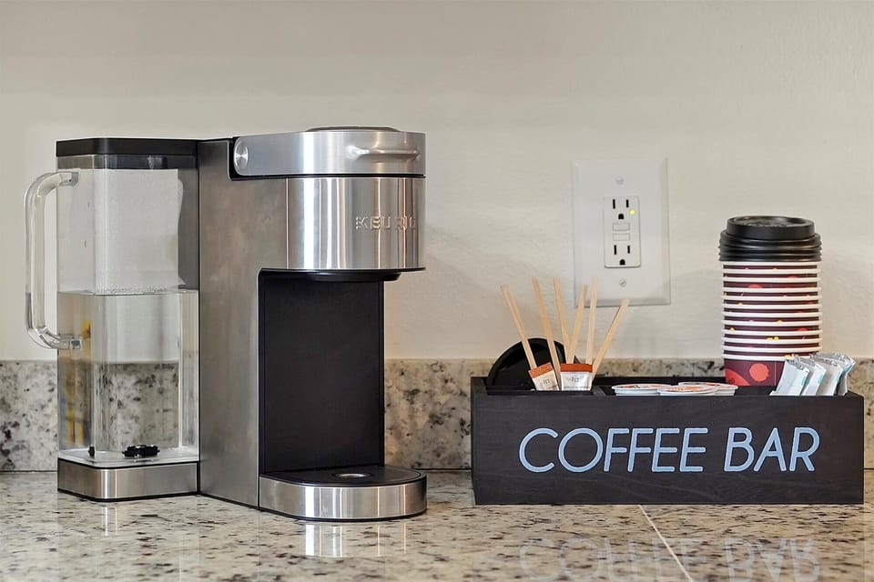 Villa | Private kitchen | Fridge, microwave, oven, stovetop
