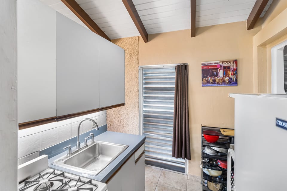 One complete condominium with all the furnishings and comforts. Your balcony overlooks the eighth-foot pool just a few feet from your doorstep. There are restaurants that specialize in local, Latin, and Caribbean food within walking distance—plenty of free onsite parking.