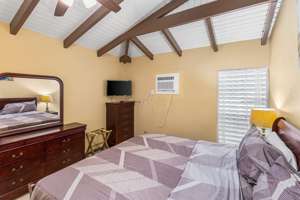 One complete condominium with all the furnishings and comforts. Your balcony overlooks the eighth-foot pool just a few feet from your doorstep. There are restaurants that specialize in local, Latin, and Caribbean food within walking distance—plenty of free onsite parking.