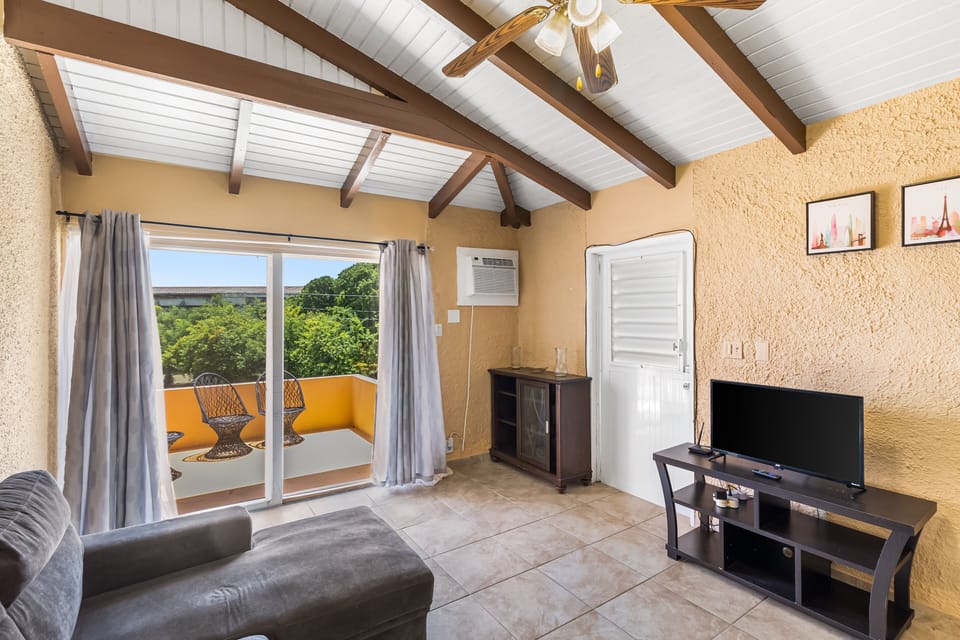 One complete condominium with all the furnishings and comforts. Your balcony overlooks the eighth-foot pool just a few feet from your doorstep. There are restaurants that specialize in local, Latin, and Caribbean food within walking distance—plenty of free onsite parking.