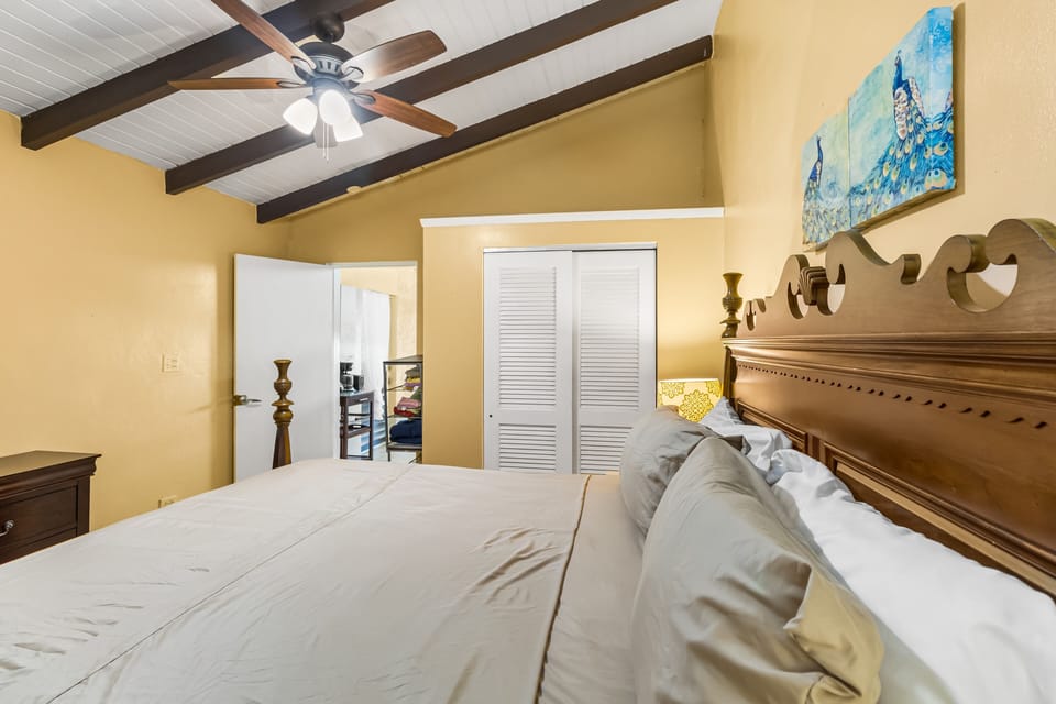 One complete condominium with all the furnishings and comforts. Your balcony overlooks the eighth-foot pool just a few feet from your doorstep. There are restaurants that specialize in local, Latin, and Caribbean food within walking distance—plenty of free onsite parking.