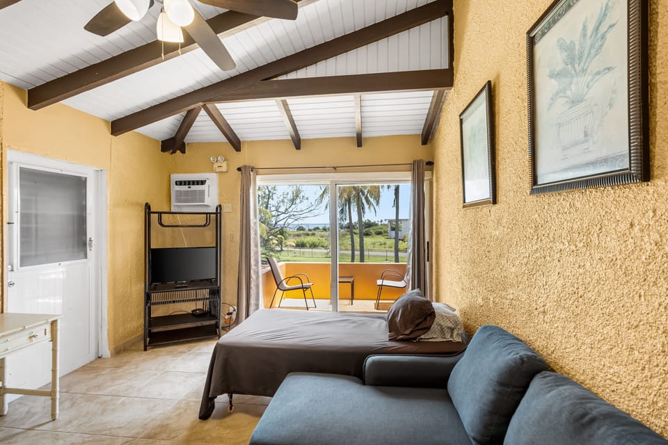 One complete condominium with all the furnishings and comforts. Your balcony overlooks the eighth-foot pool just a few feet from your doorstep. There are restaurants that specialize in local, Latin, and Caribbean food within walking distance—plenty of free onsite parking.