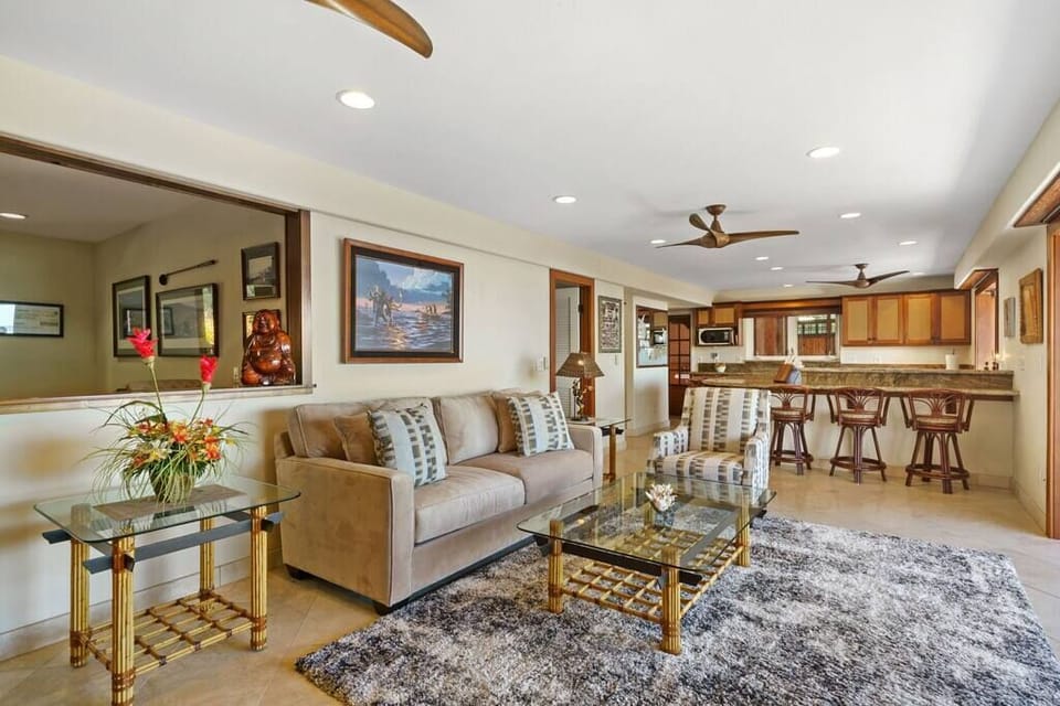 Living room. With Ocean view and a big screen tv