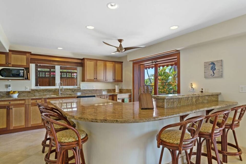 Fully stocked kitchen