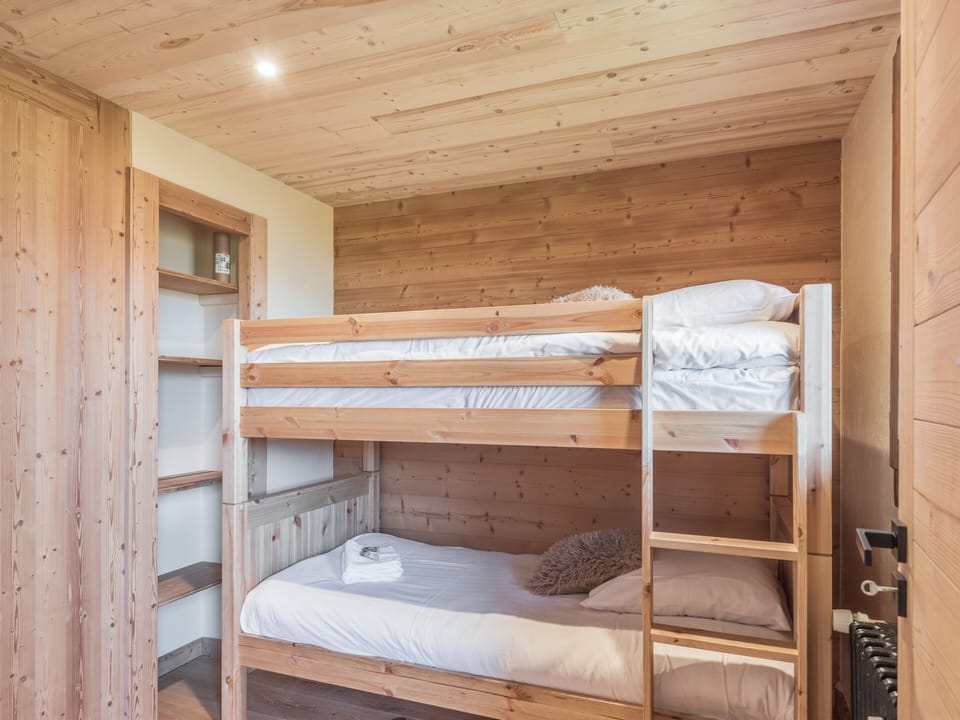 Chambre avec lit superposé