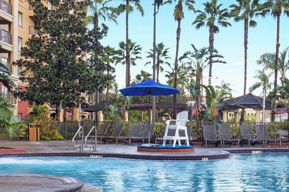 Lounge Chairs with Umbrellas