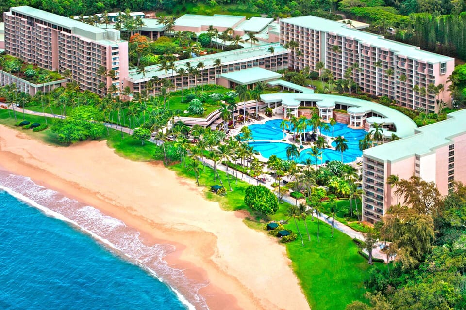 Resort features a 26,000 sq. ft. pool overlooking the beach.