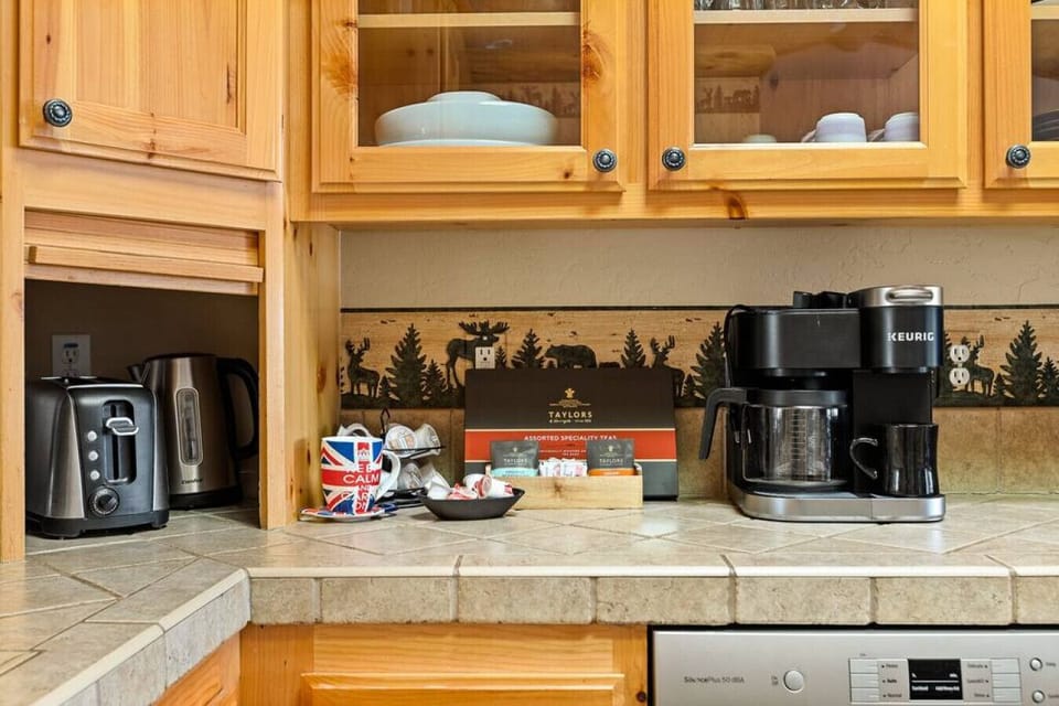 Enjoy the fully stocked coffee and tea bar for your stay.