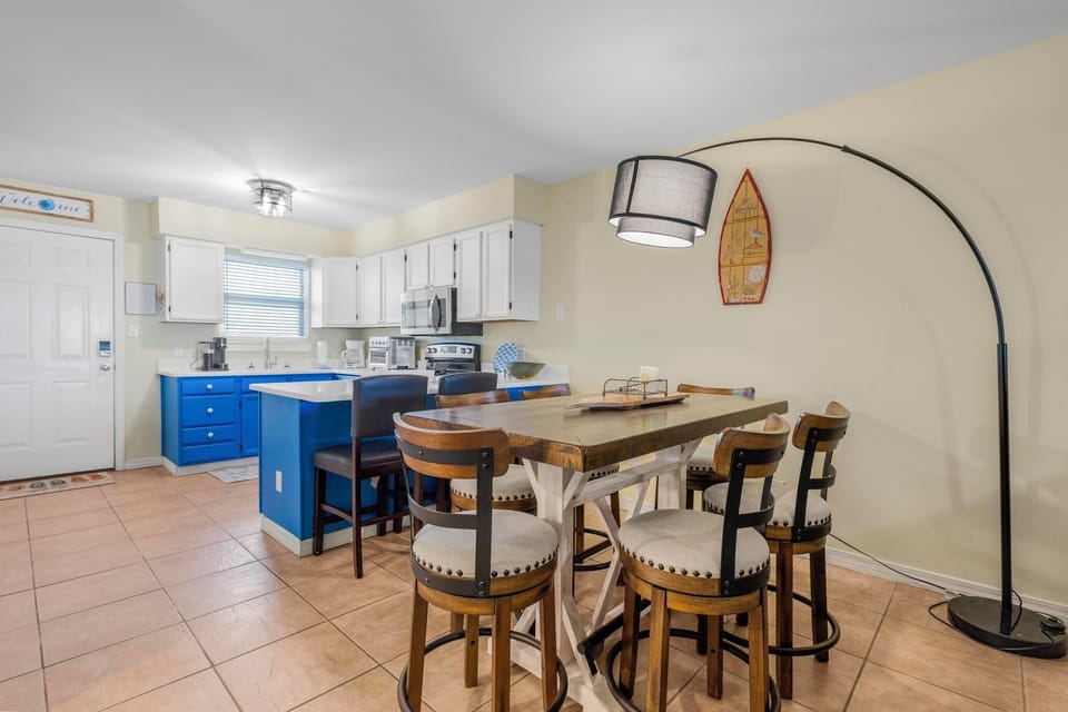 Dining and kitchen area