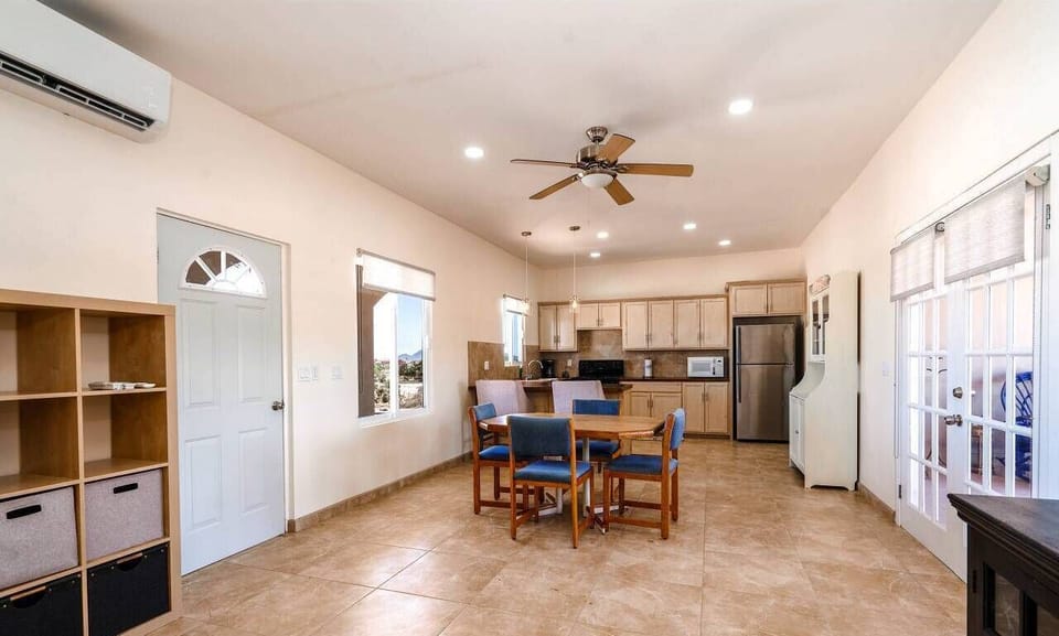 Hang out together in the spacious common area at Casa Desert Rose in El Dorado Ranch San Felipe BC Mexico.