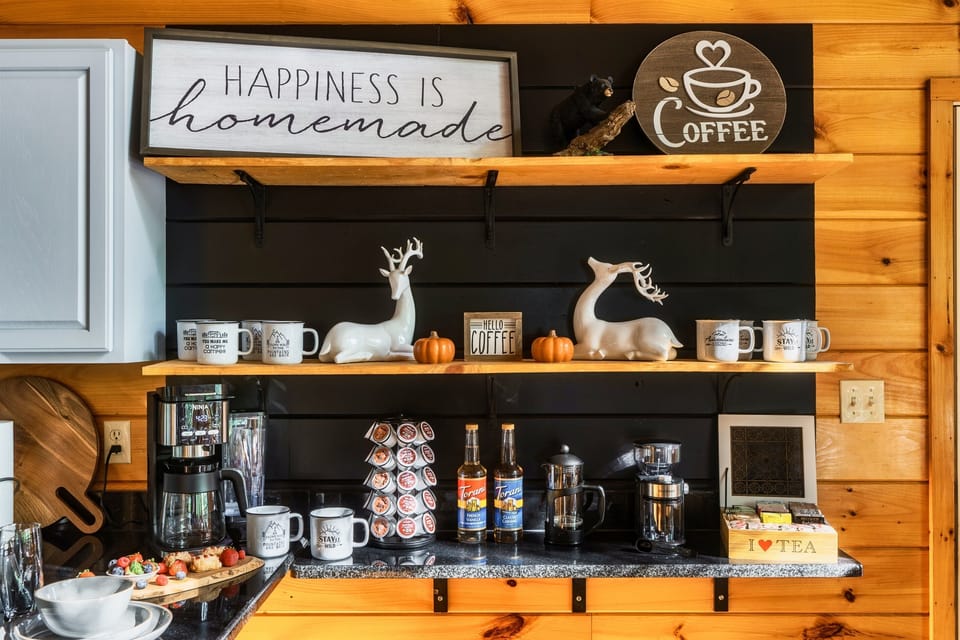 Start your day out right at our Signature Coffee and Tea bar.
