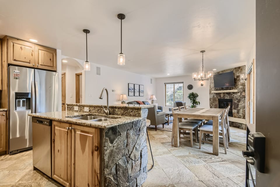 Kitchen & Living Room