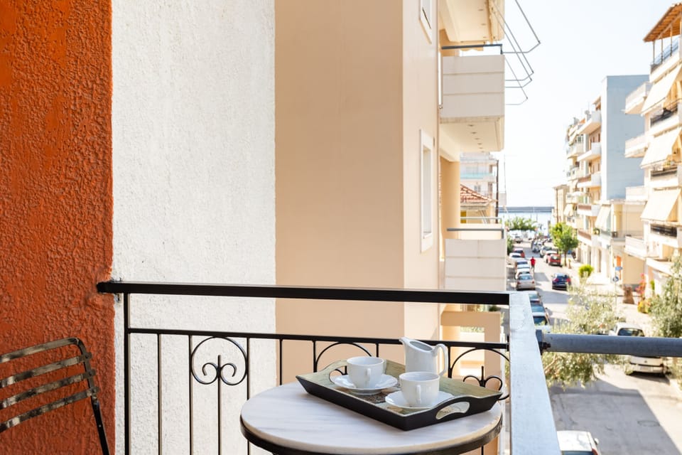 City View from the Balcony – Capture the essence of Kalamata from your private outdoor space.