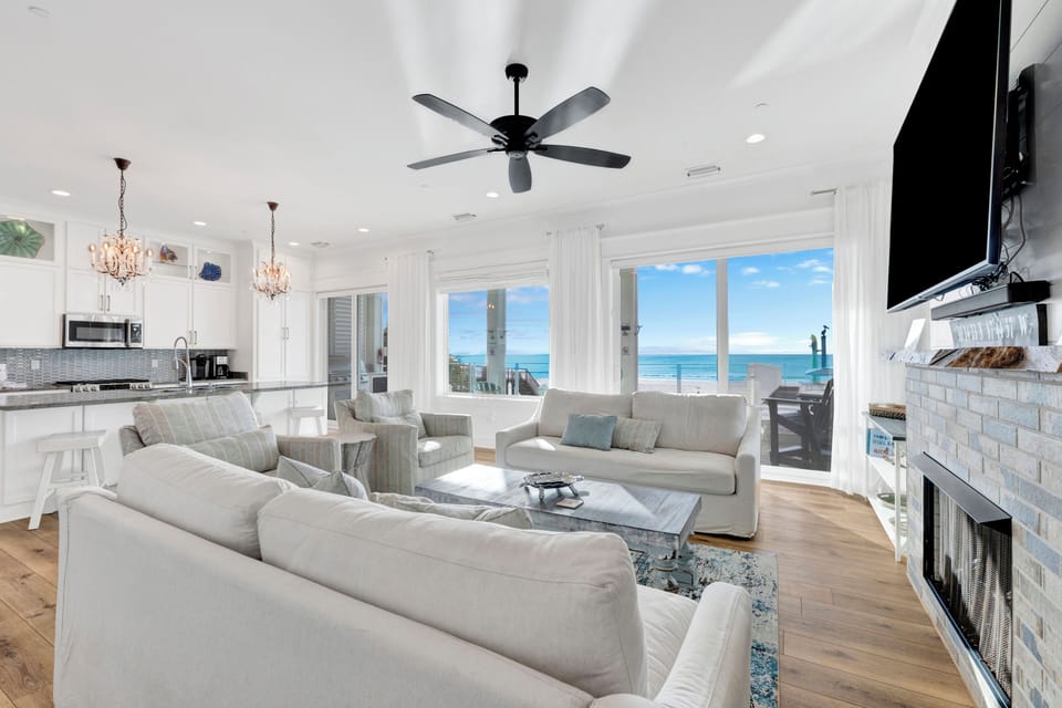 2nd floor open concept living area