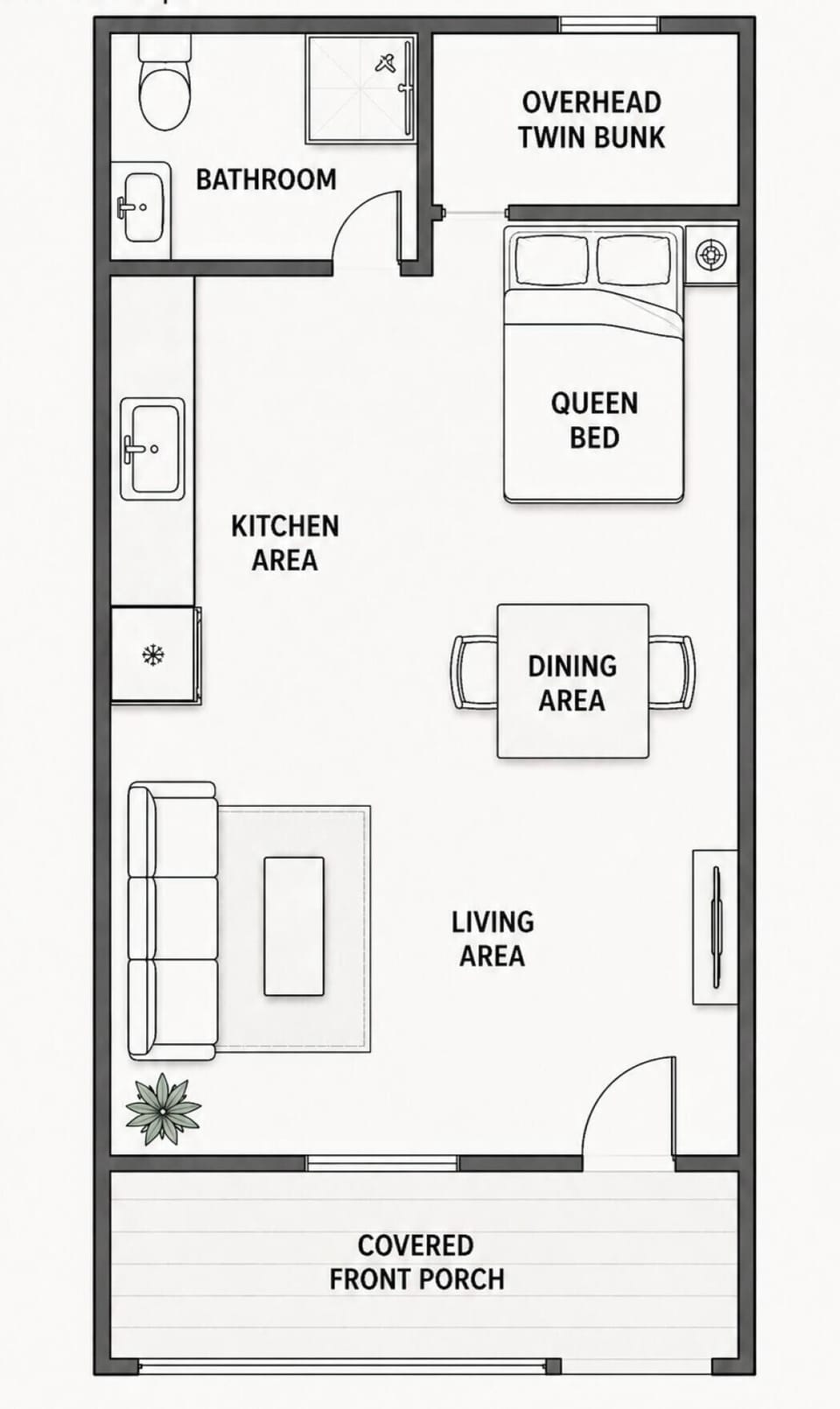 Bunkhouse Floorplan