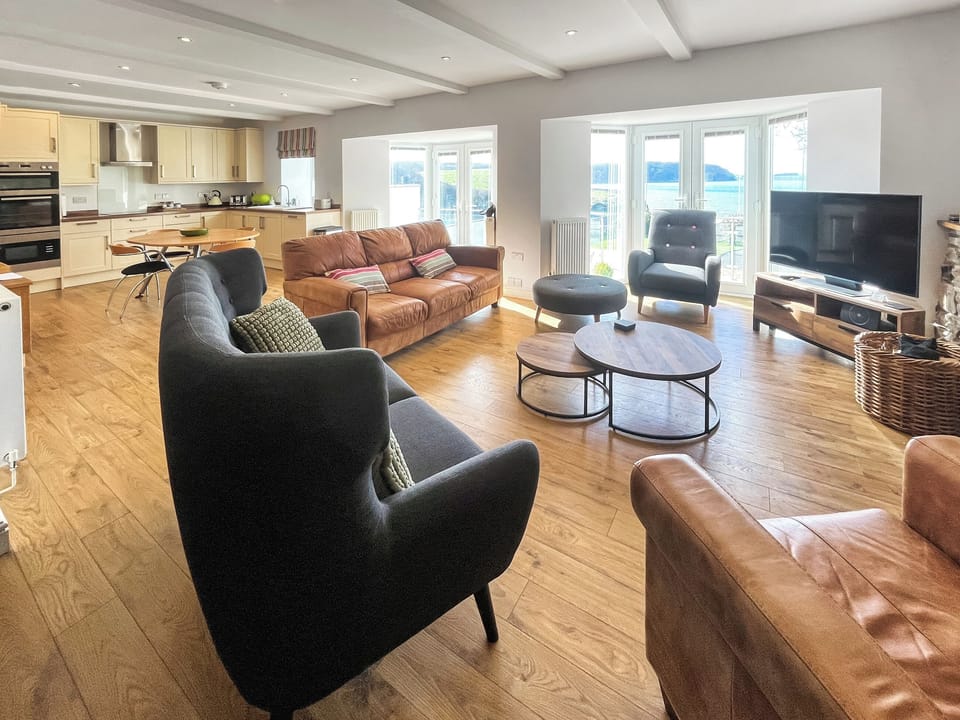 Open plan living space | Upper White Gates, Little Haven, near Haverfordwest