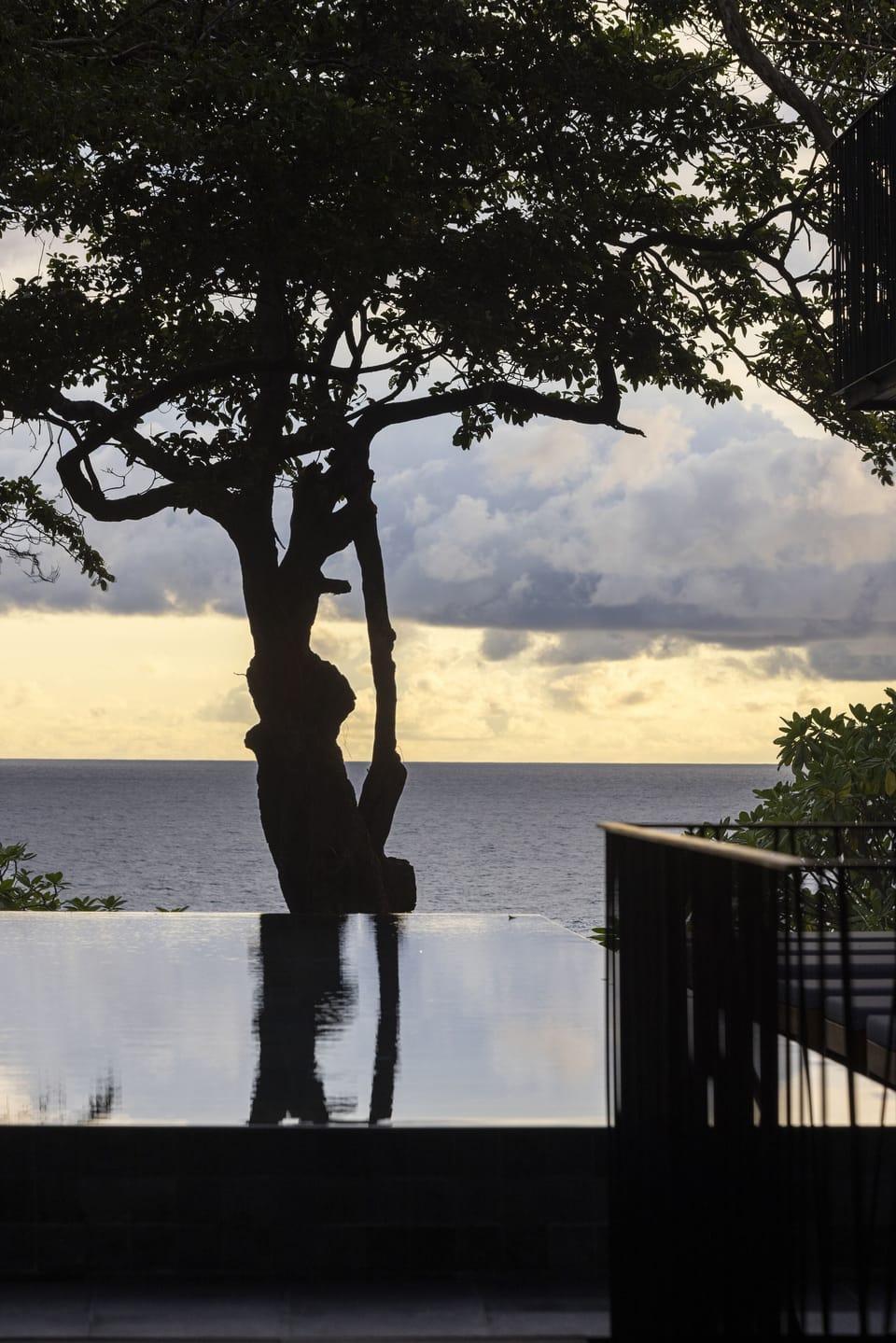 Cristalline infinity pool overlooking the Ocean.