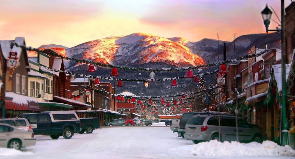 Downtown Whitefish (Central Avenue), 1 block away