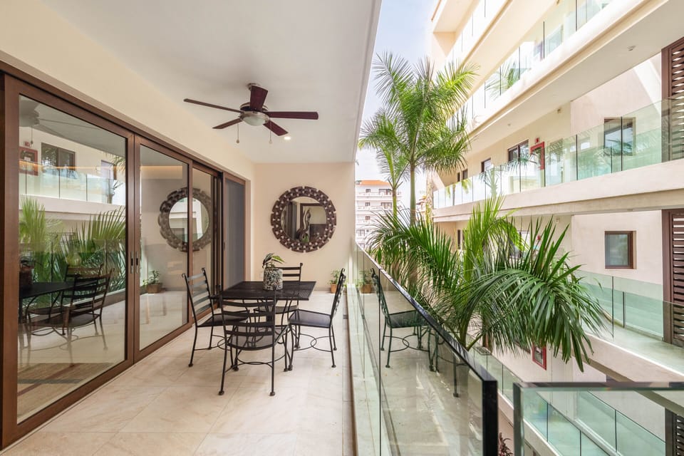 Large terrace.