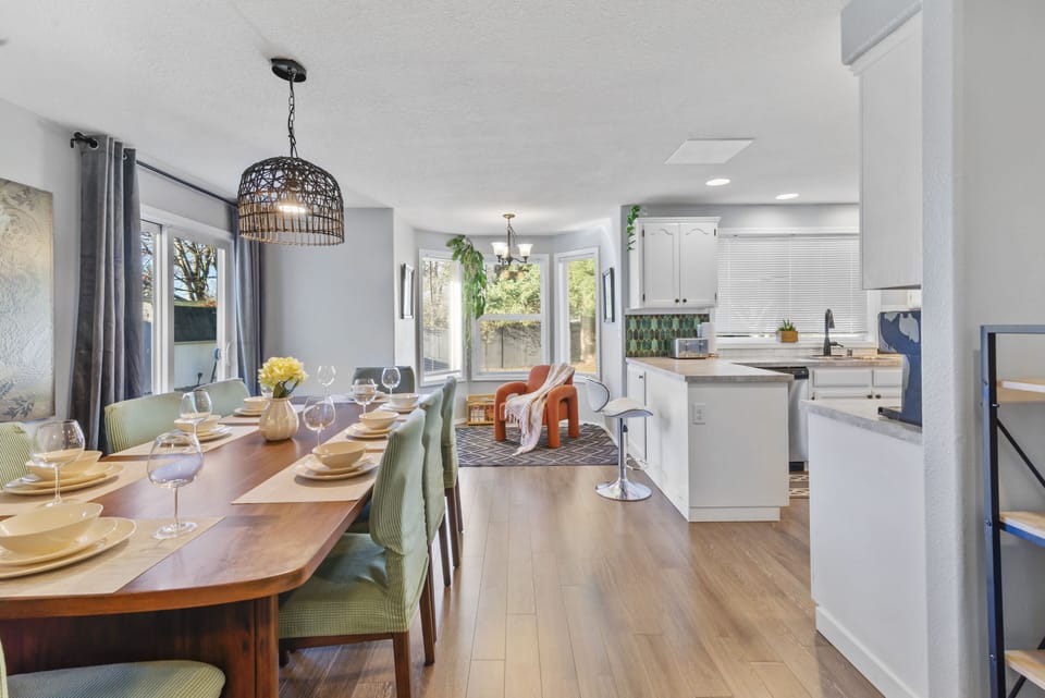 Dining table for 8 guests