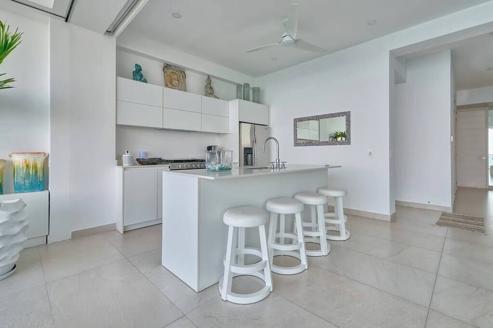 Fully equiped kitchen.