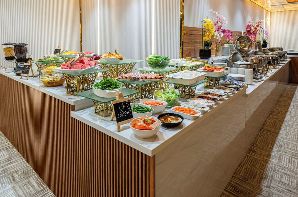 Daily buffet breakfast for a fee