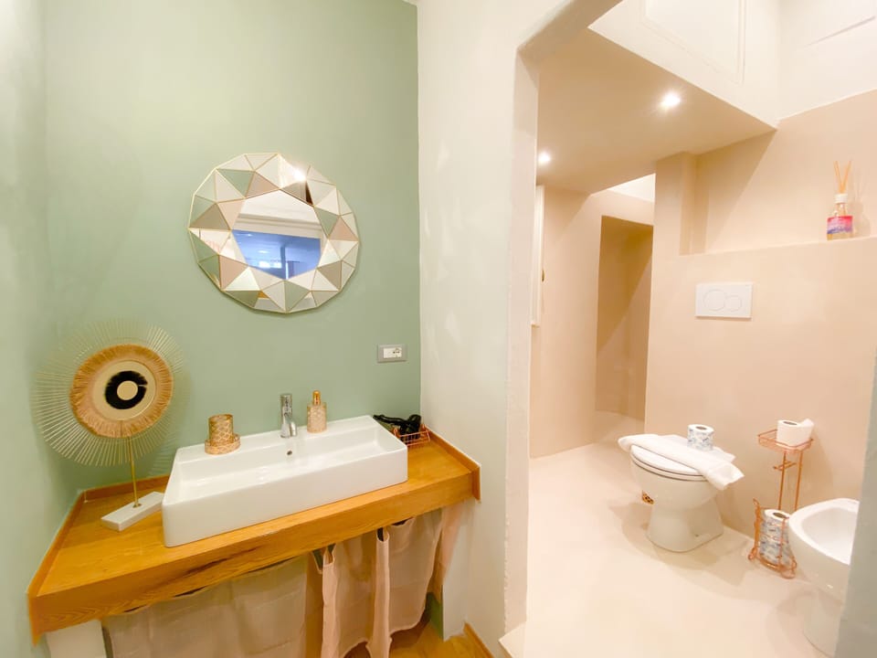 Deluxe Studio Suite | Bathroom | Shower, rainfall showerhead, free toiletries, hair dryer