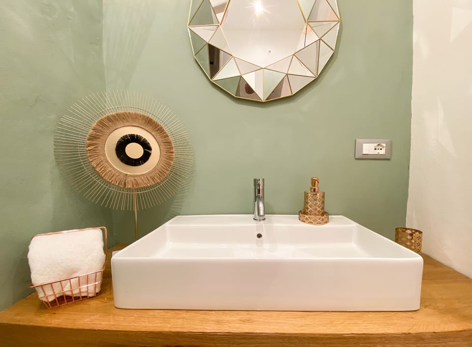 Deluxe Studio Suite | Bathroom | Shower, rainfall showerhead, free toiletries, hair dryer