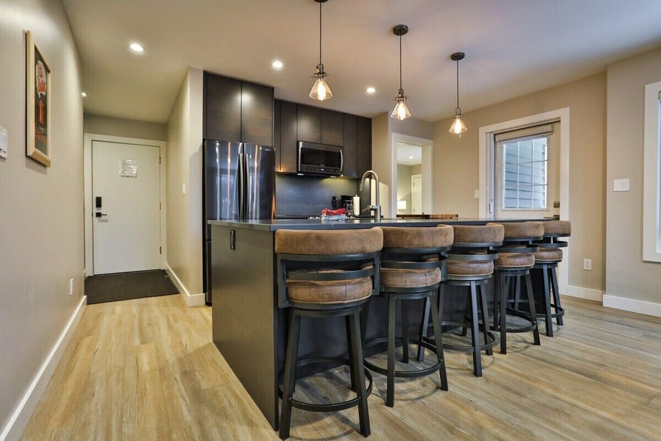 Bar stools available for every guest