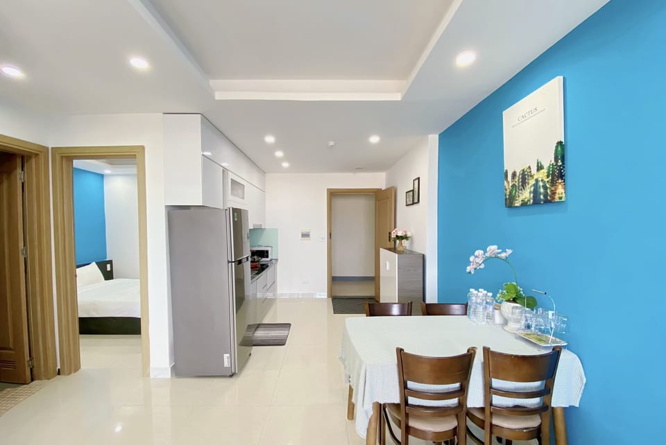 Family Apartment | 2 bedrooms, desk, laptop workspace, blackout drapes