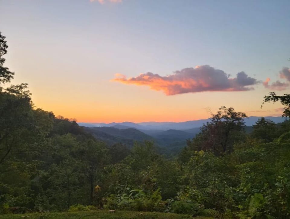 Sunset from porch