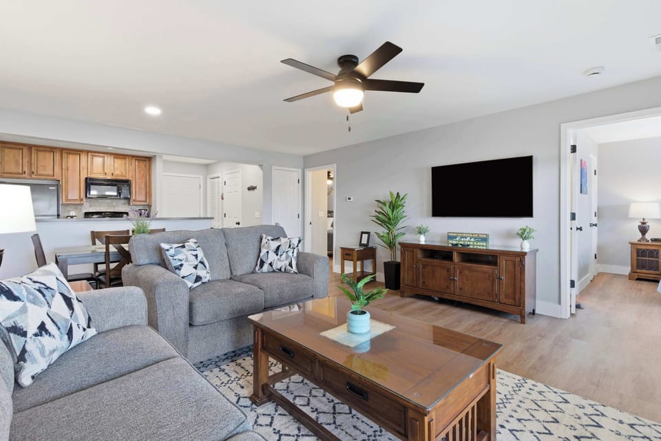 Condo, Multiple Beds, Patio (Cozy Condo at Rock Lane Resort) | Living area | 42-inch flat-screen TV with digital channels