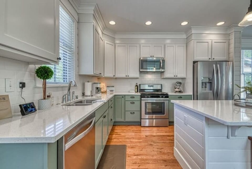 Kitchen off the entry