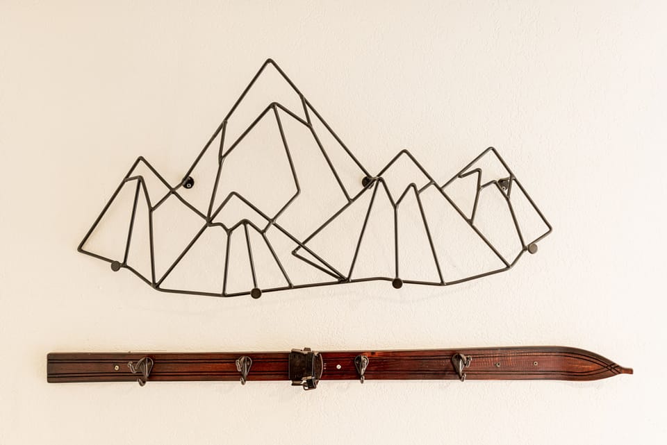 Ski coat rack