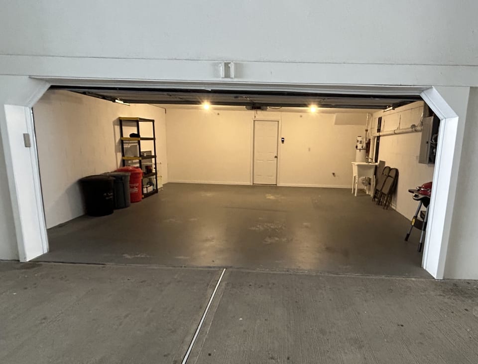 Two car garage