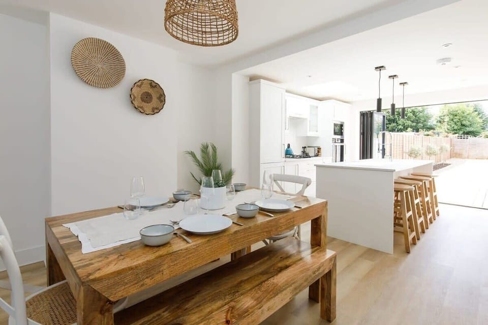 Each room has been thoughtfully furnished to create a modern, clean interior with hints of boho chic.