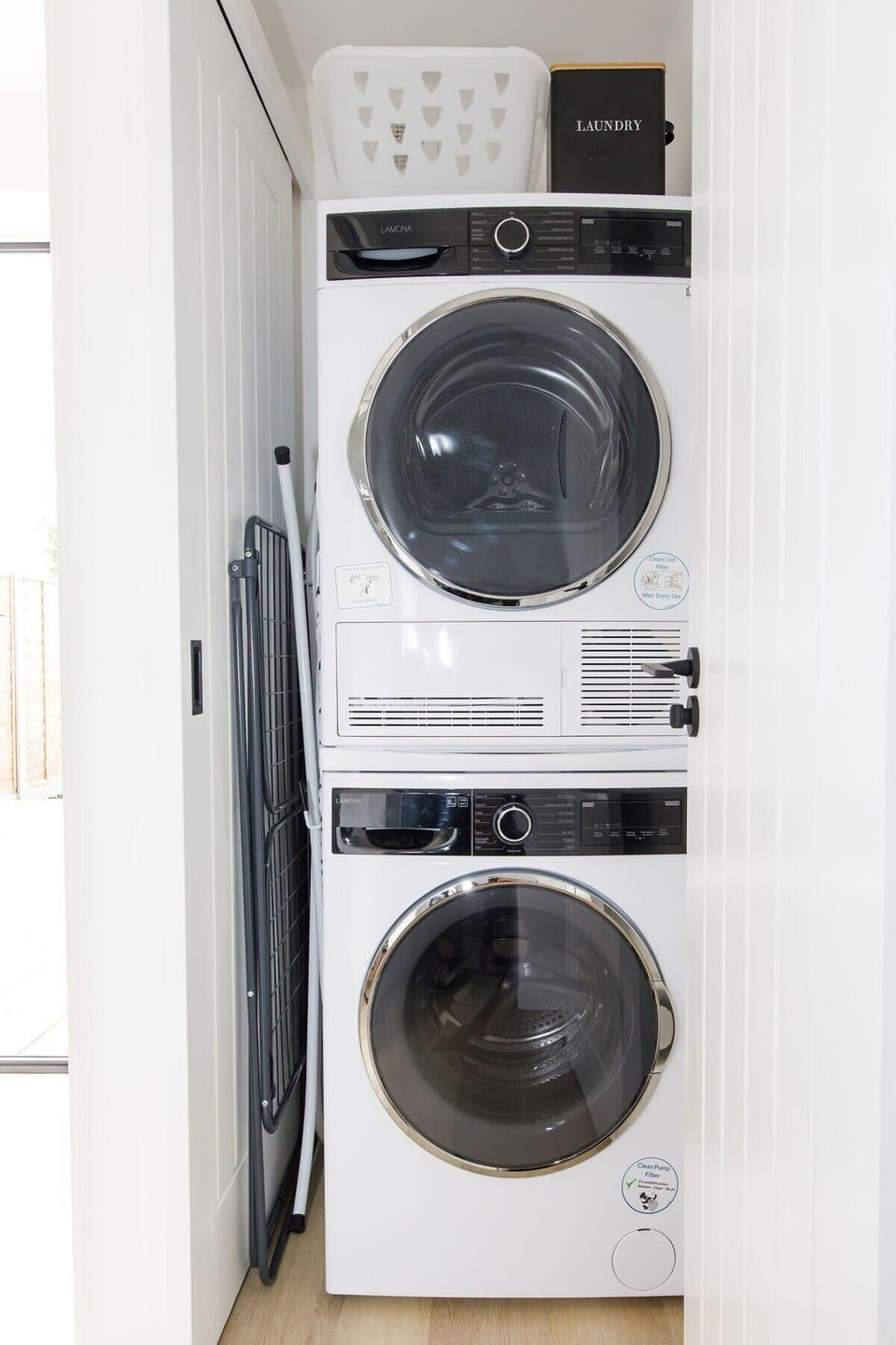 The washer/dryer is there for your use.