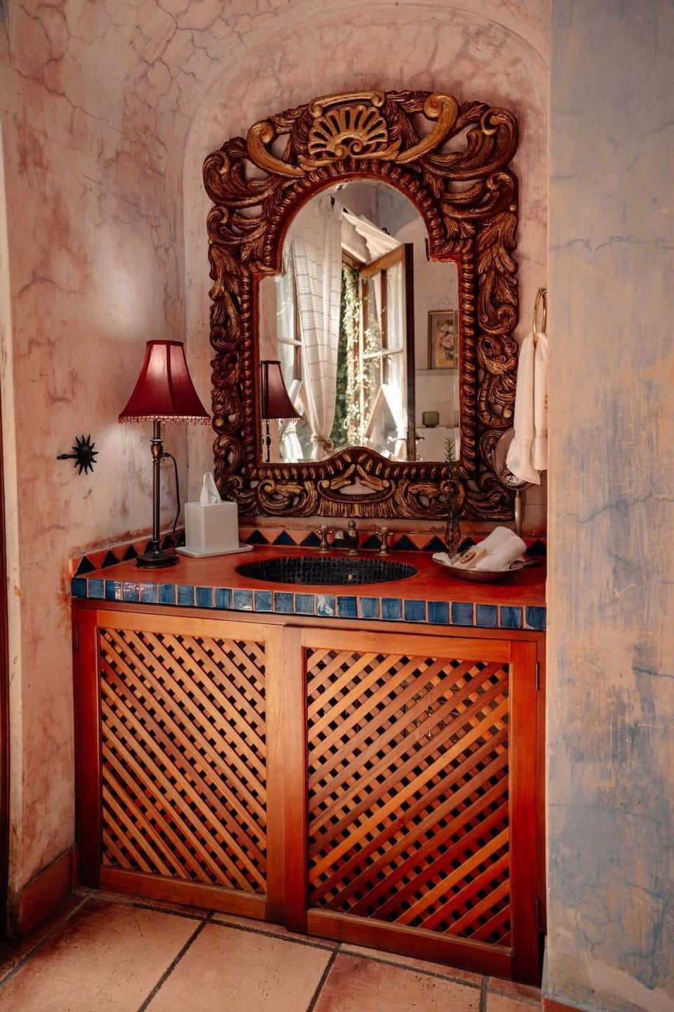 Reflecting elegance with every wash.
