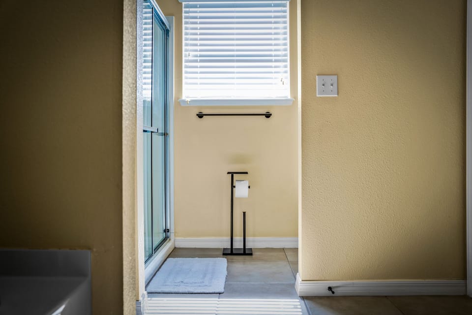 Upstairs:  2nd Primary bathroom shower area