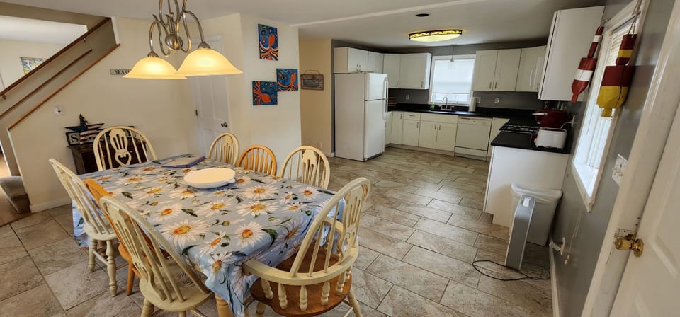 Big Blue Whale kitchen and dining room 