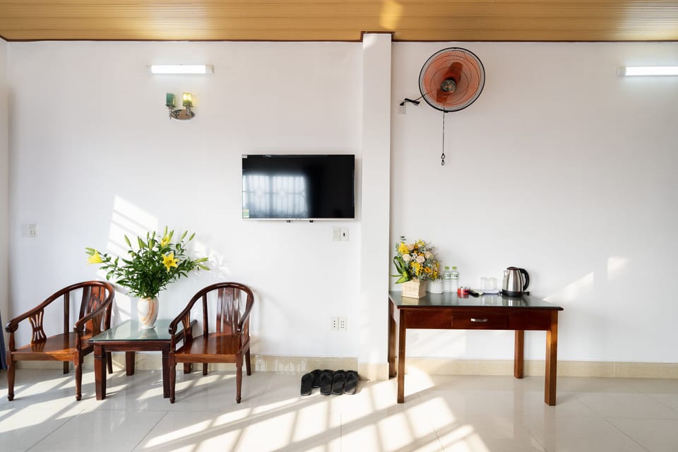 Family Room | Desk, laptop workspace, blackout drapes, soundproofing
