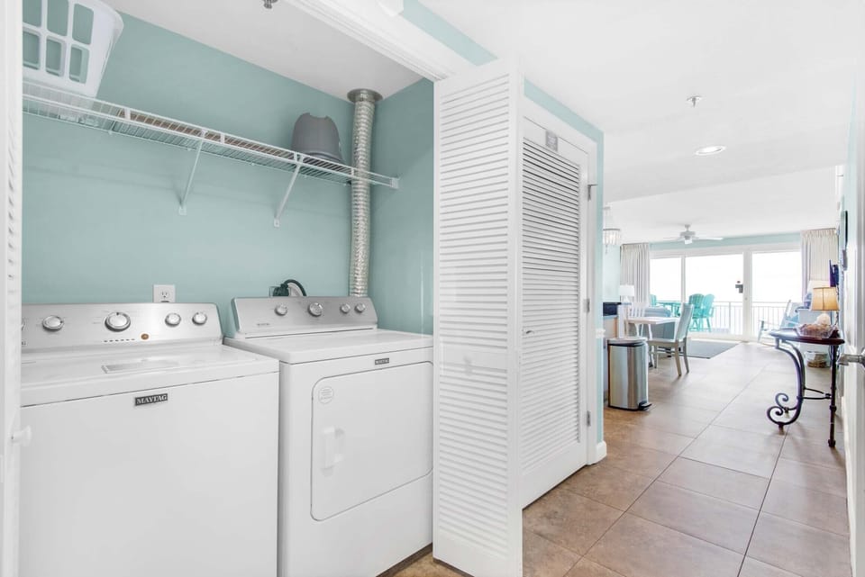 Washer and dryer