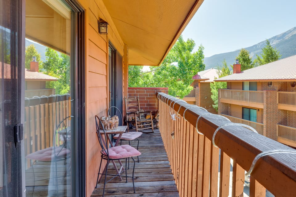 Balcony | Single-Story Unit | 3rd-Floor Condo