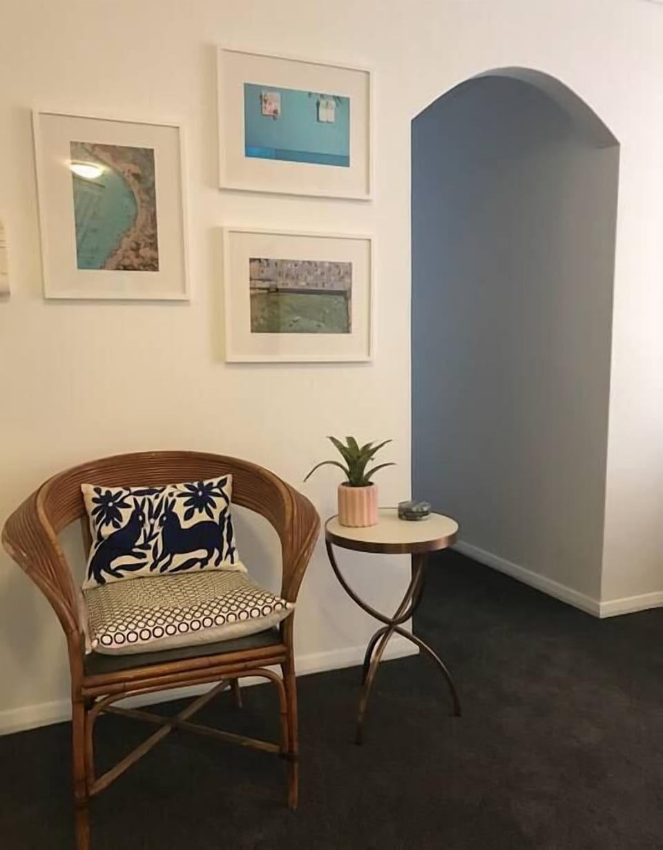 Reading nook featured as an extension of the lounge room