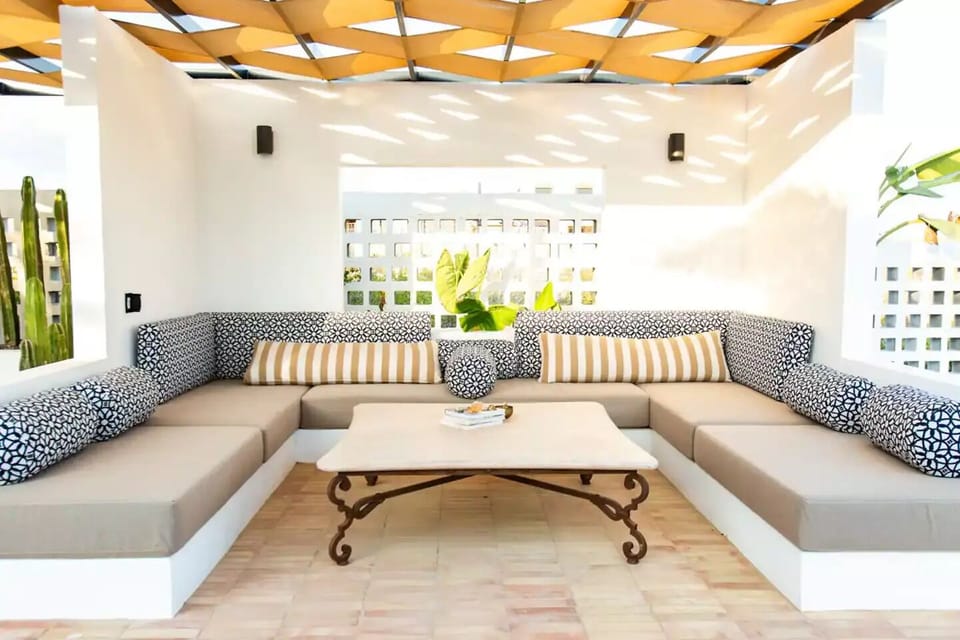 Poolside lounge